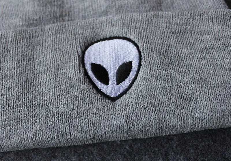 2021 Baru Bordir Alien Wol Rajutan 