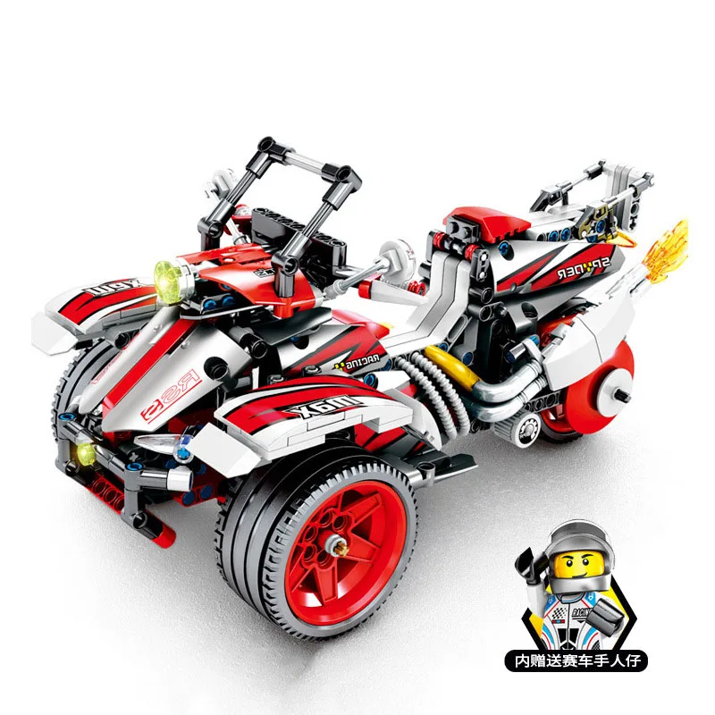 

Toys For Children Motorcycle Simulation Model Kit Compatible Legoing DIY Assembled Educational Building Blocks Brick Kid New O18
