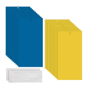 

40pcs Double-sided Strong Flies Sticky Traps Bugs Insects Pest Catch Killer