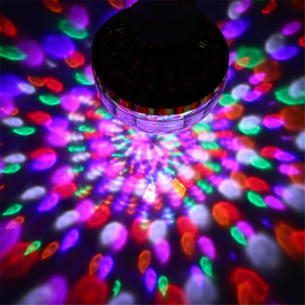 RGB DJ стробоскоп Led диско шар вращающийся кристалл магический светодиодный