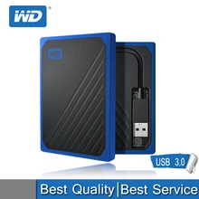 WD/западные данные свой паспорт Go Твердотельный накопитель(SSD) мобильный жесткий диск 500 Гб 1 ТБ 400 МБ/с. USB3.0 высокоскоростной ноутбук