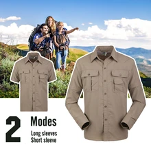 Уличные походные футболки летние быстросохнущие с длинным рукавом и коротким рукавом Кемпинг Топ рубашка для мужчин и женщин Рыбалка Camisa рубашки одежда