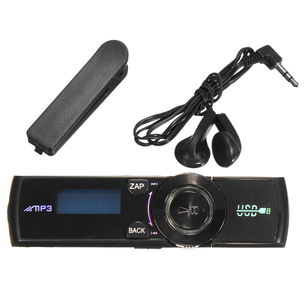 KINCO 32GB LCD HD Screen USB MP3 WMA Player Mini Media FM Radio Micro SD TF Card Headphones Clip 2019New Style Listen Music