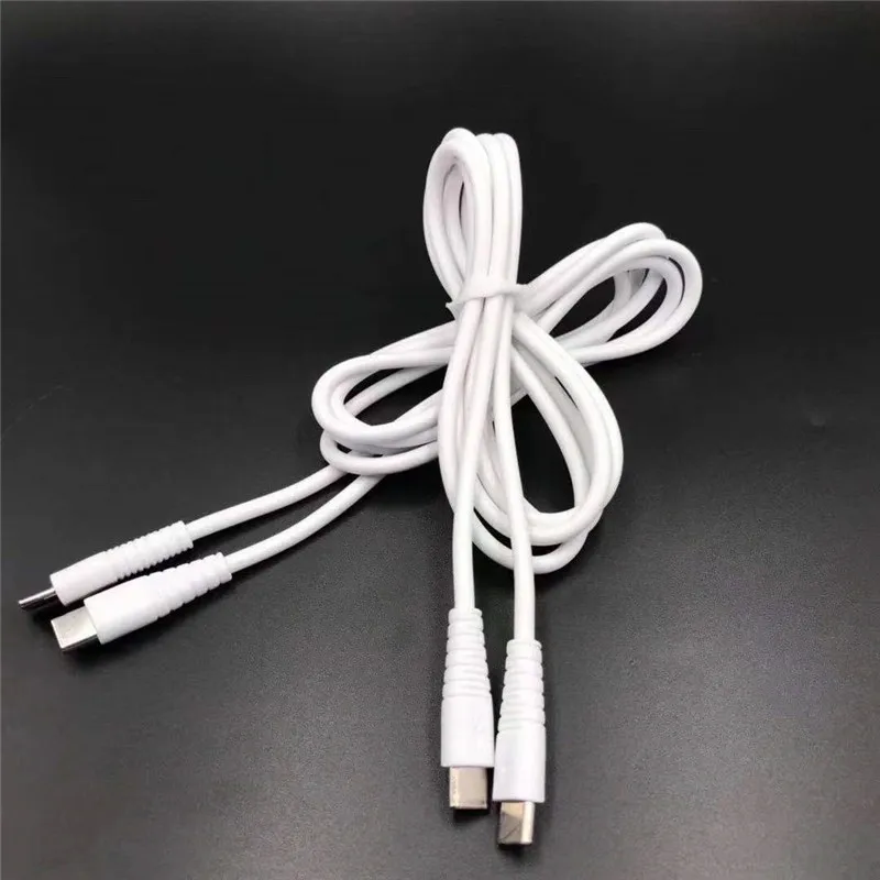 100 шт/партия USB C к USB C type C кабель папа к мужчине 5А PD Быстрая зарядка данных зарядный кабель для MacBook Pro для samsung для Googl