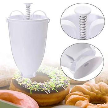 

DonutT Maker Dispenser Donut Making Artifact Creative Dessert Mold DIY Confectionery Pastry Baking Tools #