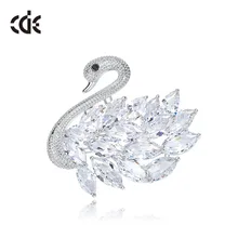 CDE Европа и Америка стиль высшего класса сто лебедь женский Брошь Украшение свитера