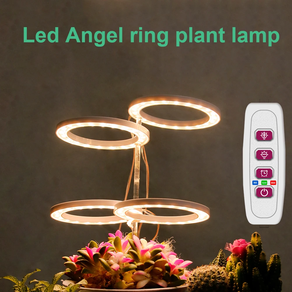 étanche lumière du soleil pour plantes d'intérieur lumière de plantes USB anneau d'ange lampe de culture Lampe de croissance pour plantes 