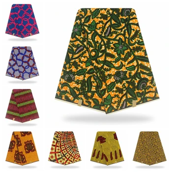 

African Print Fabric African Original Wax Wholesale Veritable Wax Prints Fabric Real Pagne Wax For Ankara Dress 100% Cotton Soft