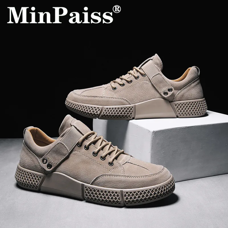 

Men's Shoes Autumn Business Leather Shoes Men's Leisure Board Shoes Tools Retro Bighead Shoes Student Board Shoes