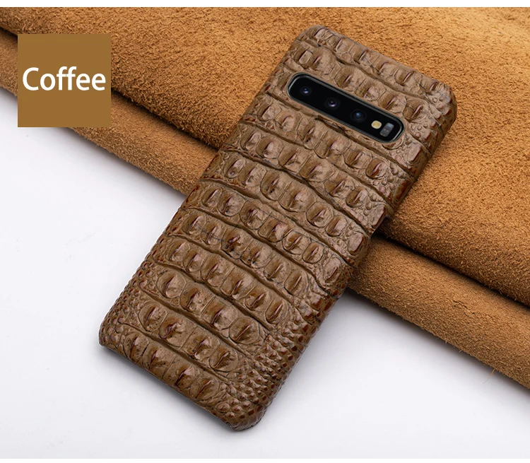 Чехол для телефона для samsung Galaxy A50 A70 S7 S8 S9 S10 Plus, Note 8, 9, 10, из крокодиловой кожи Текстура чехол для A30 A40 A5 A7 A8