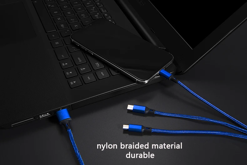 Sanzhiying 3 в 1 нейлоновый Плетеный зарядный кабель для телефона micro usb type c кабель для быстрой зарядки для samsung android зарядное устройство iphone шнур