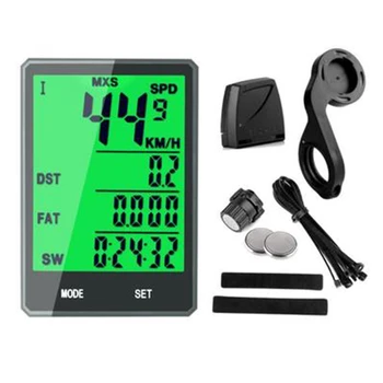

Wireless Bike Computer Speedometer Odometer Rainproof Cycling Bicycle Computer Bike Measurable Temperature Stopwatch