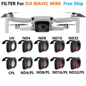 DJI Mavic Mini 2 Camera Lens Filter MCUV ND4 ND8 ND16 ND32 CPL ND/PL Filters Kit for DJI Mavic Mini Drone Accessories