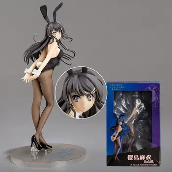

Anime Rascal Does Not Dream Of Bunny Girl Sakurajima Mai Sister's dream figurine Sexy Girls Anime Pvc Action Figures Toys model