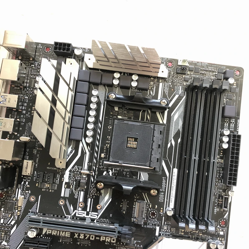 ASUS PRIME X370-PRO, оригинальная настольная материнская плата с разъемом AM4 DDR4, 64 ГБ, USB2.0, USB3.1, платы M.2, SATA3, используемая материнская плата для настольных ПК