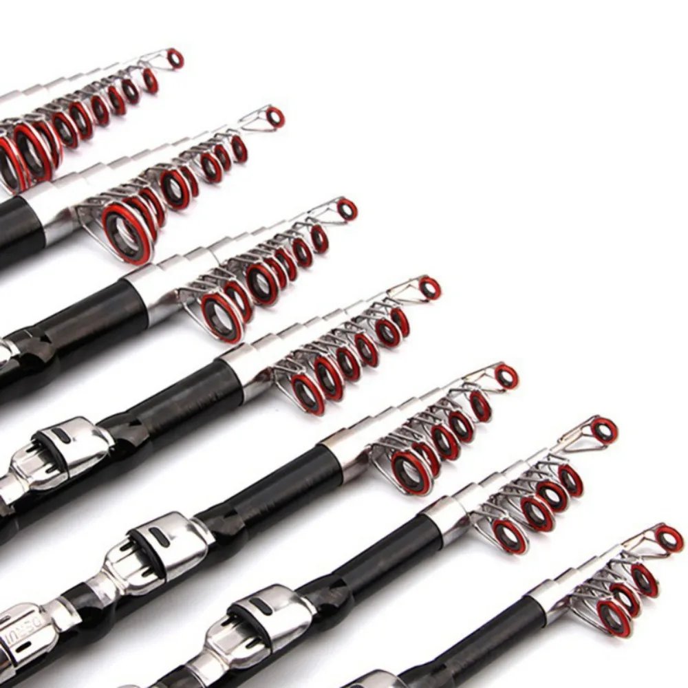 

Mini Adjustable Fishing Pole 1.0m-2.3m Portable Telescopic Fishing Rod Spinning Carbon Fishing Tackle Sea Rod Hot