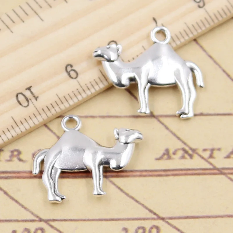

10pcs Charms Desert Camel 19x23mm Tibetan Silver Color Pendants Antique Jewelry Making DIY Handmade Craft
