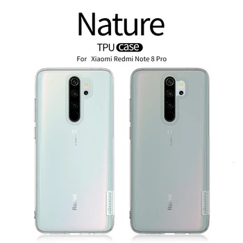 

Redmi Note 8 Pro Case NILLKIN Nature Transparent Silicone Soft TPU Back Cover Case for Xiaomi Redmi Note 8 Pro