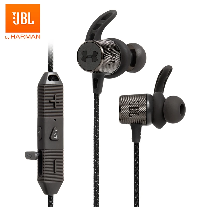 JBL UA REACT Wireless Sports Earphones Bluetooth Professional Waterproof Earbuds Deep Bass Headset Handsfree with Micphone