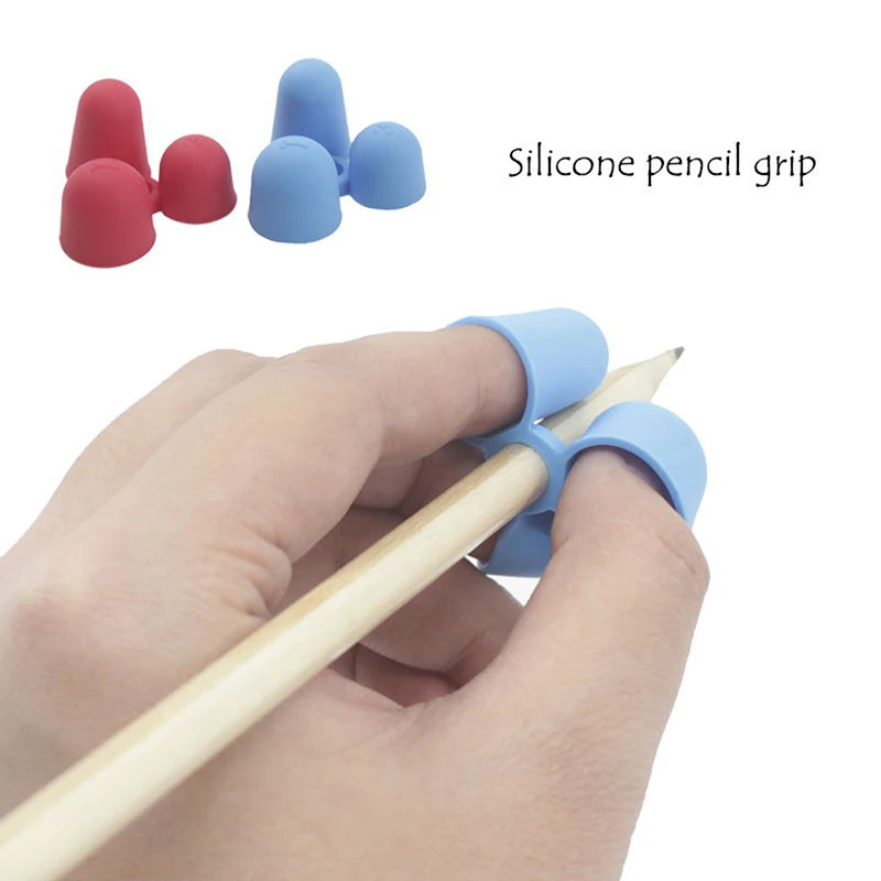 

4pc/Lot Writing Aid for Kids Learning Hold Pen Writing Posture Correct Fit on Pencil Pen Crayon Drawing