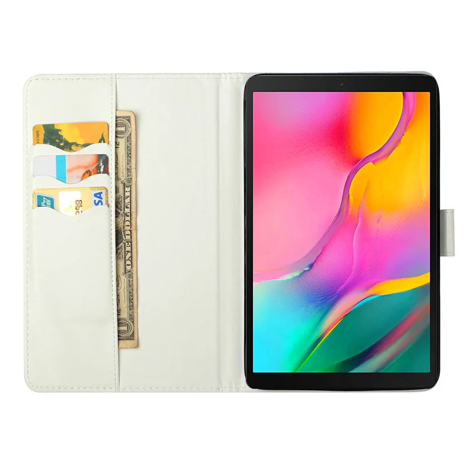 Милый кожаный чехол для samsung Galaxy Tab A T510 T515 10," чехол для планшета samsung Tab A 10,1 SM-T510 SM-T515 чехол+ подарок