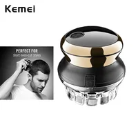 Kemei Easy Cut DIY UFO Hair Clipper and Trimmer for Men Even Cut Cord/Cordless Rotary Hair Cut Cutting Kit Sharp Circular Blades 1