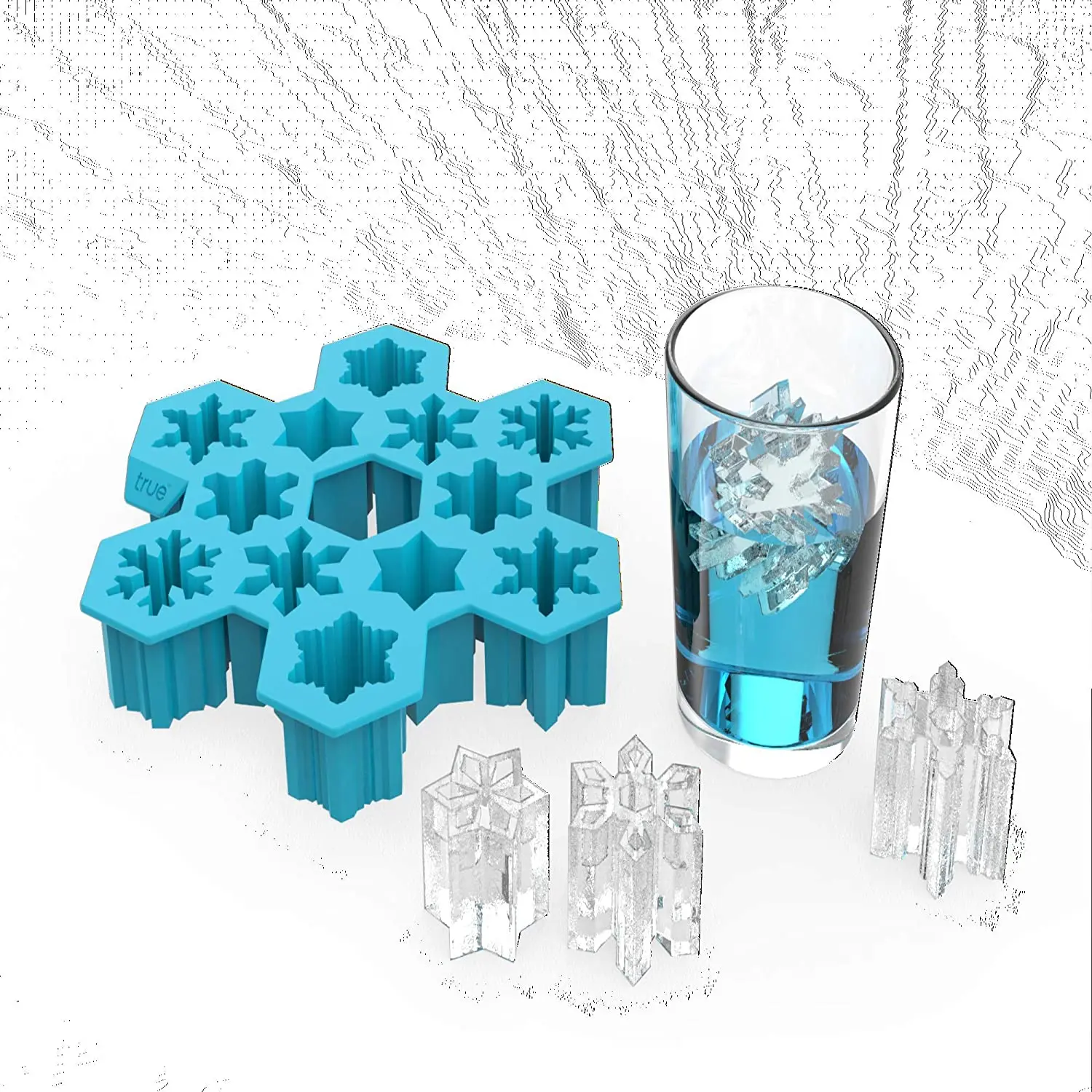 TrueZoo Ice Cube Tray - Snowflake - Silicone