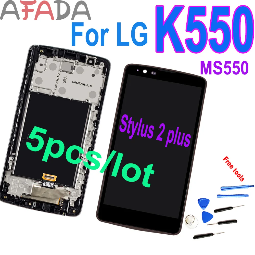 5 7 &quotдля LG Stylus 2 Plus K530 K530F K535D LCD для Styus MS550 K550 lcd дисплей кодирующий преобразователь