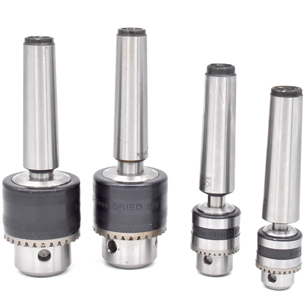 1set Morse Cone MT1 MT2 MT3 MT4 B10 B12 B16 B18 Light Duty Key Drill Chuck 0.6-6mm 1.5-13mm 1-10MM Taper Arbor CNC Machine