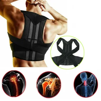 

New Posture Corrector Men Women Upper Back Support Spine Brace For Thoracic Kyphosis And Shoulder Neck Pain Relief Vest Strap