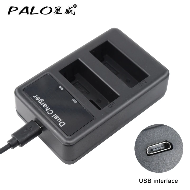 Аккумулятор для фотоаппарата PALO LP E8 LPE8 1800 мАч + зарядное устройство с ЖК дисплеем
