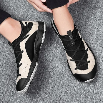 

Breathable Holes Men's Casual Shoes Street trend Zapatos Hombre Rubber Hard-Wearing Fashion Sneakers Outdoor Walking men's shoes