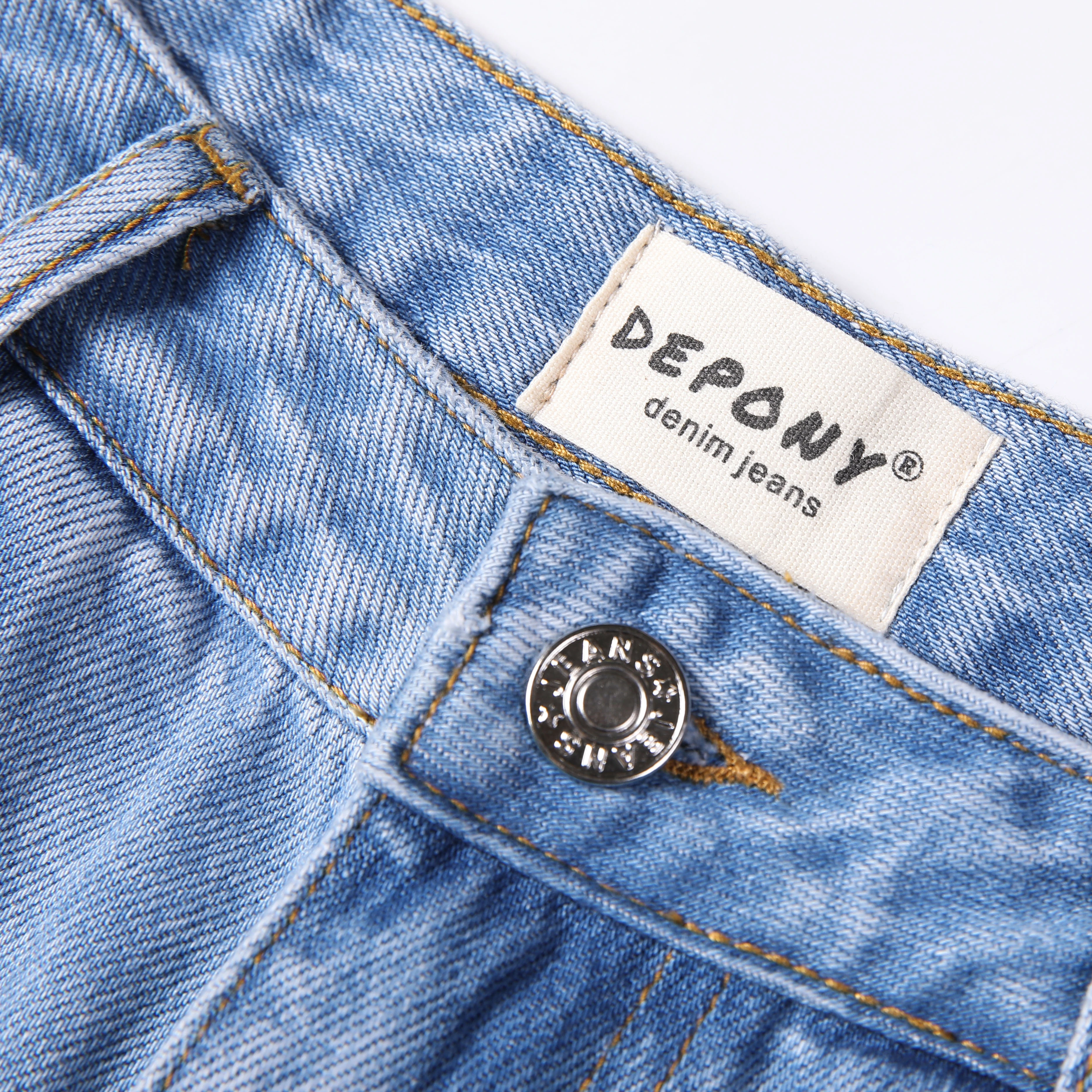 2022 Depony High Waist Mom Jeans Women 