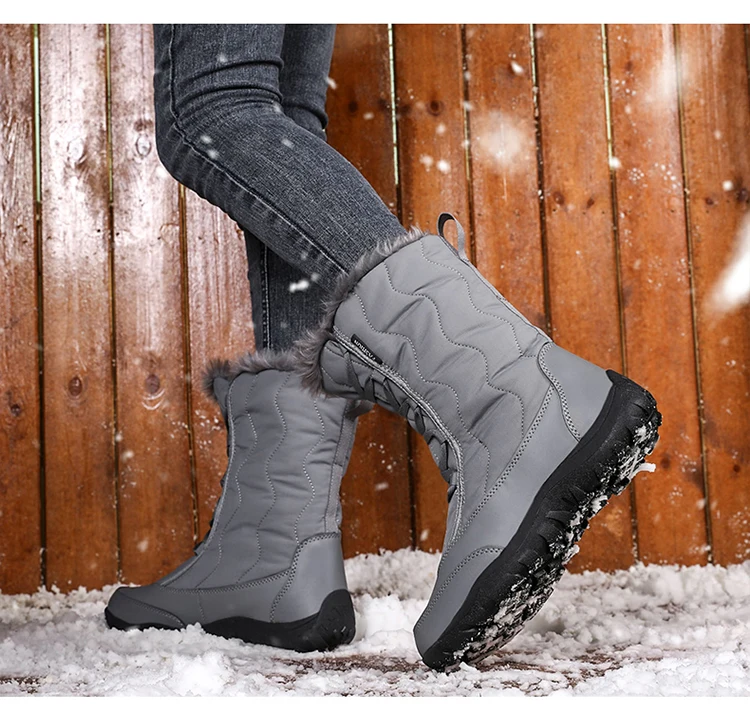 Winter Keep Warm Women Snow Boots Fashion Waterproof Women Shoes Comfortable Trend Hot Sale High Top Women Cotton Shoes