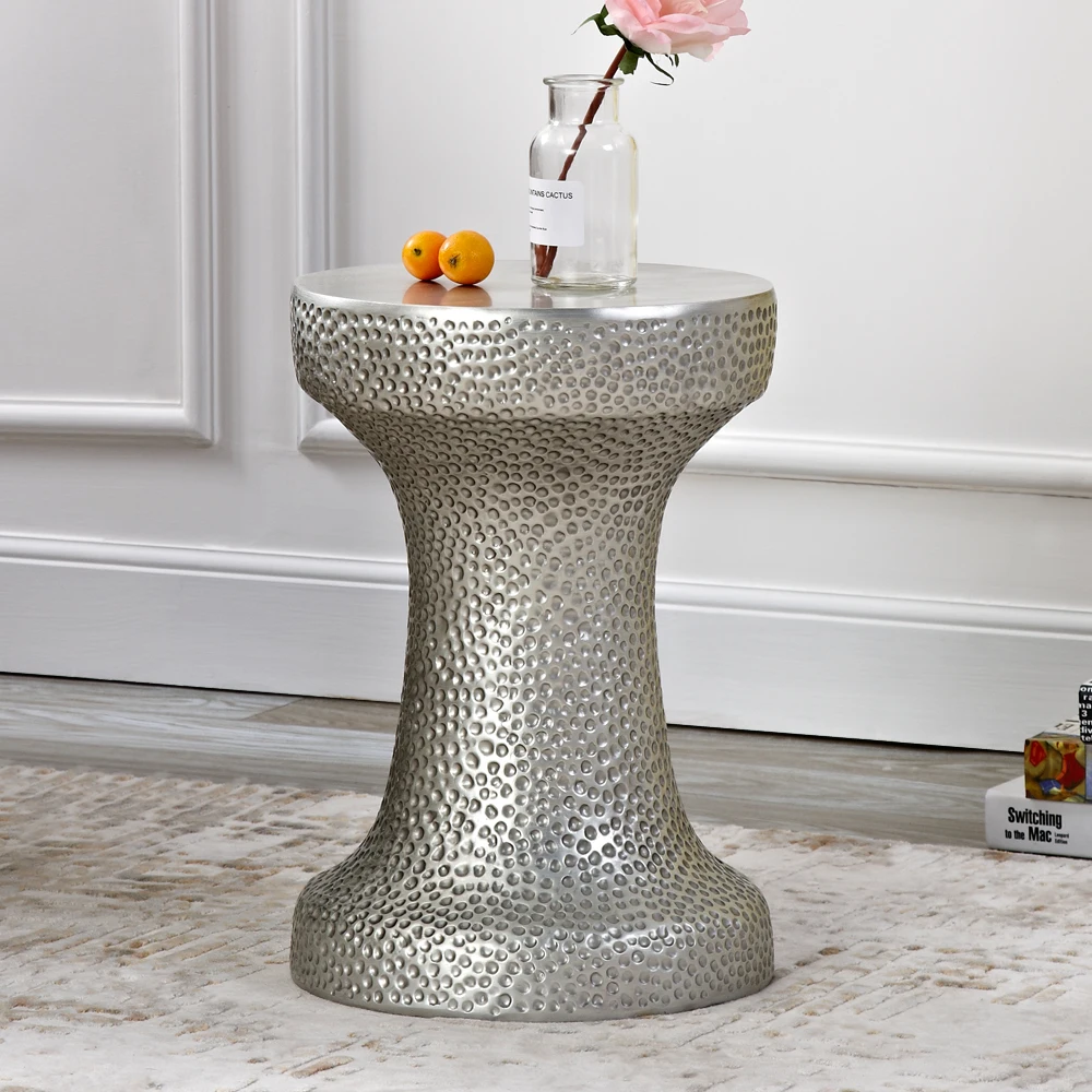 

Pit silver living-room bed-room tables creative simple side tables small home furnitures