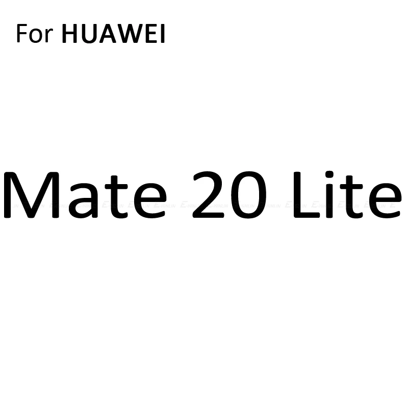 5D изогнутое закаленное стекло для HuaWei mate 30 RS View 20X5G Honor P20 P30 Pro Lite Полное покрытие Защитная пленка для экрана - Цвет: For Mate 20 Lite
