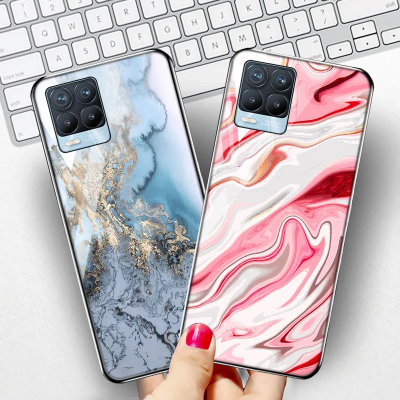 Retro Style Phone Case For Oppo Realme 8 Pro Cases Tempered Glass For Oppo R9 R11S R17 R11 Pro R50 Mirror Realme 5 6 7 Pro Cover