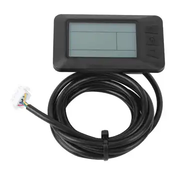

LCD Meter E-Bike Conversion KT-LCD7 Meter Horizontal Black And White Screen LCD for SM Connector Electric Bicycle Accessory