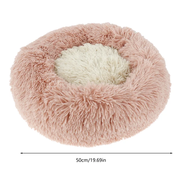 Dog Donut Bed Super Soft Pet Bed Winter Warm Sleeping Bag Washable Dog Cat Bed Mat House Nest Pet Cushion Cat Supplies 50/60cm 6