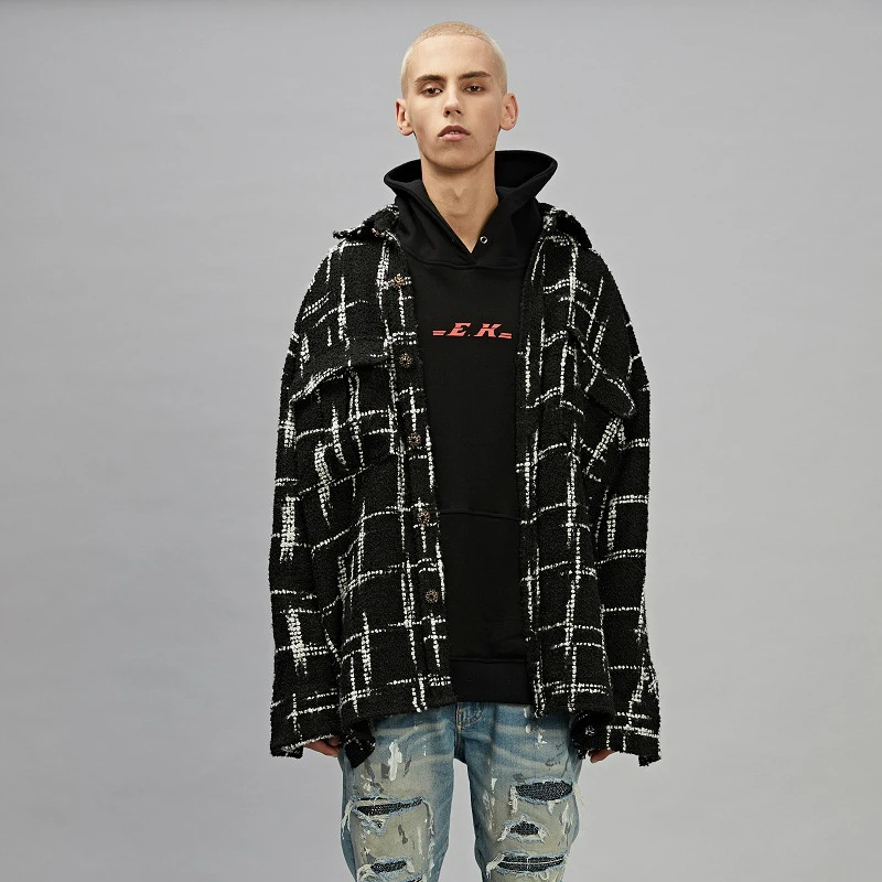 11 BYBB'S DARK Новая модная мужская тактическая куртка ветровка в клетку Swag уличная