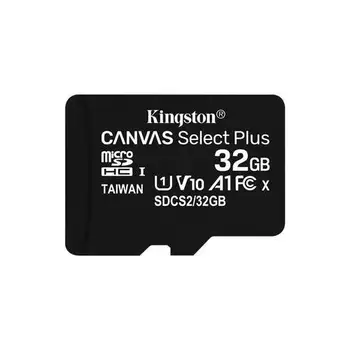 

FLASH memory 32GB CANVAS SELECT PLUS MICROSD without computer adapter Kingston memory cards