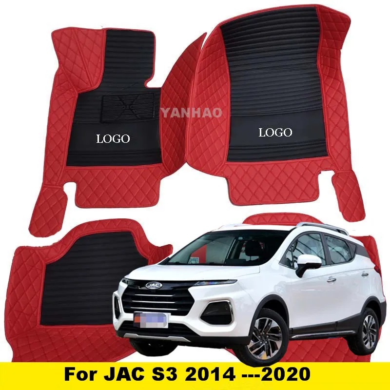 

Car Floor Mats For JAC S3 2014 2015 2016 2017 2018 2019 2020 Custom Carpets Car Accessories Interiors Car Styling Covers Rugs