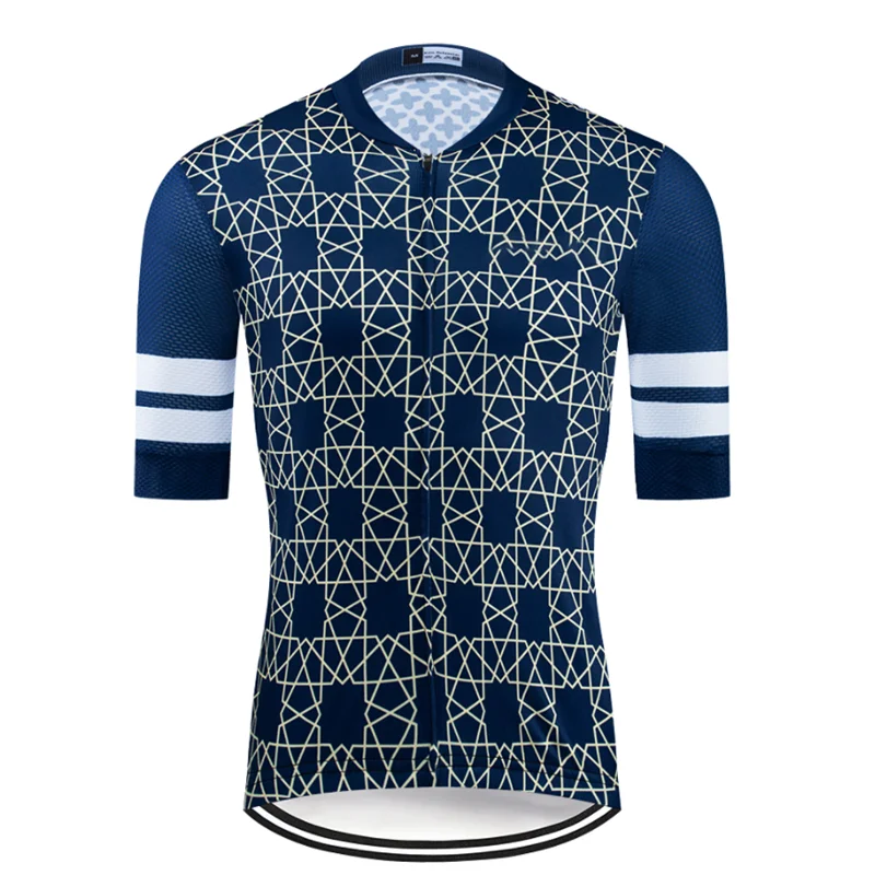 줄무늬 통기성 산 짧은 소매 MTB 도로 자전거 저지 남자 사이클링 2021 자전거 저지 Maillot Ciclismo