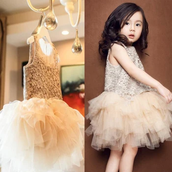 

Baby Girls' Dress Sleeveless Carnival Clothes Party Summer Girl's Princess Lace Ceremonial Evening Dresses for 4 6 8 10 Years