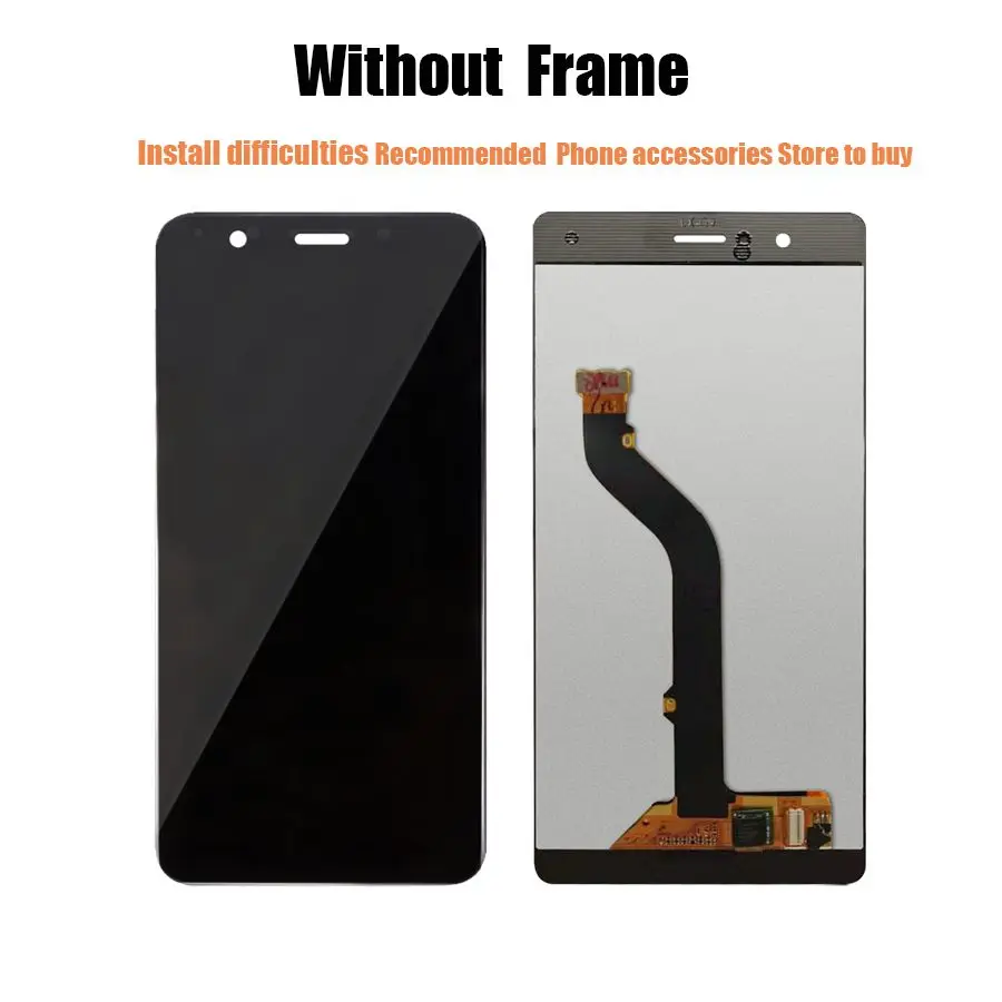ЖК дисплей AAAA для Huawei P8 Lite P9 сенсорный экран дигитайзер с рамкой искусственная