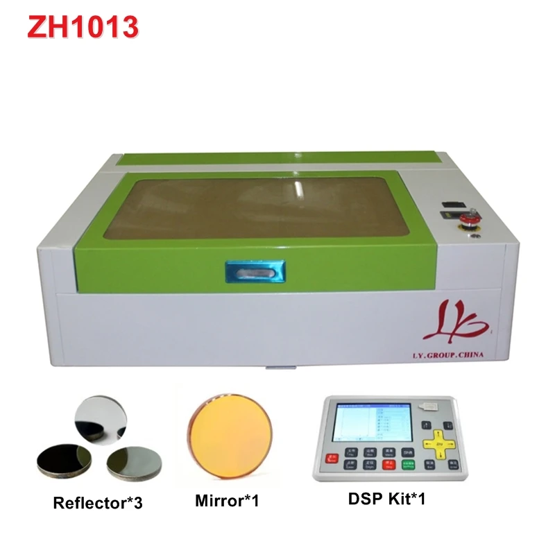 

LY Mini Laser 3050/5030 40W CO2 Laser Engraver Engraving Cutting Machine With LCD Control Panel And Honeycomb Board USB Port