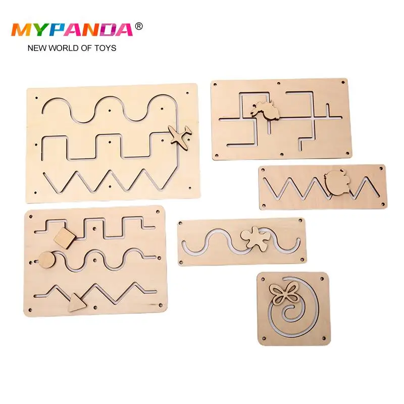 Baby Busy Board Diy Accessories Material Duck Slide Early Childhood Education Wooden Toys Scrapbook Puzzle Supplies
