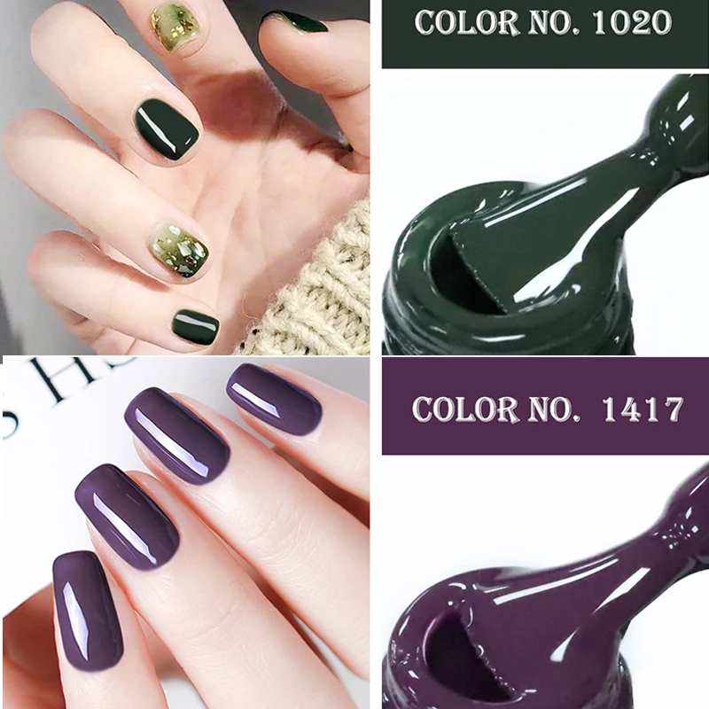 Гель лак для ногтей UV Hybrid Vernis замачиваемый светодиодный салона 8 мл Kismart|Гель