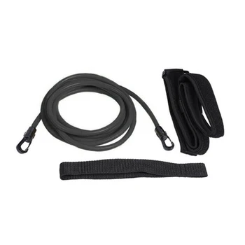 

Tether Leash Outdoor Gear Elastic Rope Adult Kids Bungee Safety Exerciser Amateur Swim Training Belt Set Adjustable With Harness