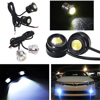 

Foglight Reversing Radar Light Super Bright LED Lamp Replacement Automobile 2PCS Aluminium Alloy Waterproof